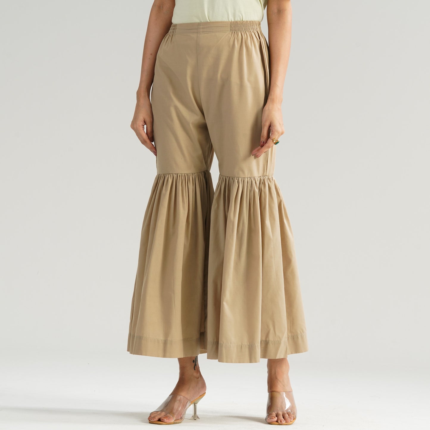 Womens Dark Beige Bottom