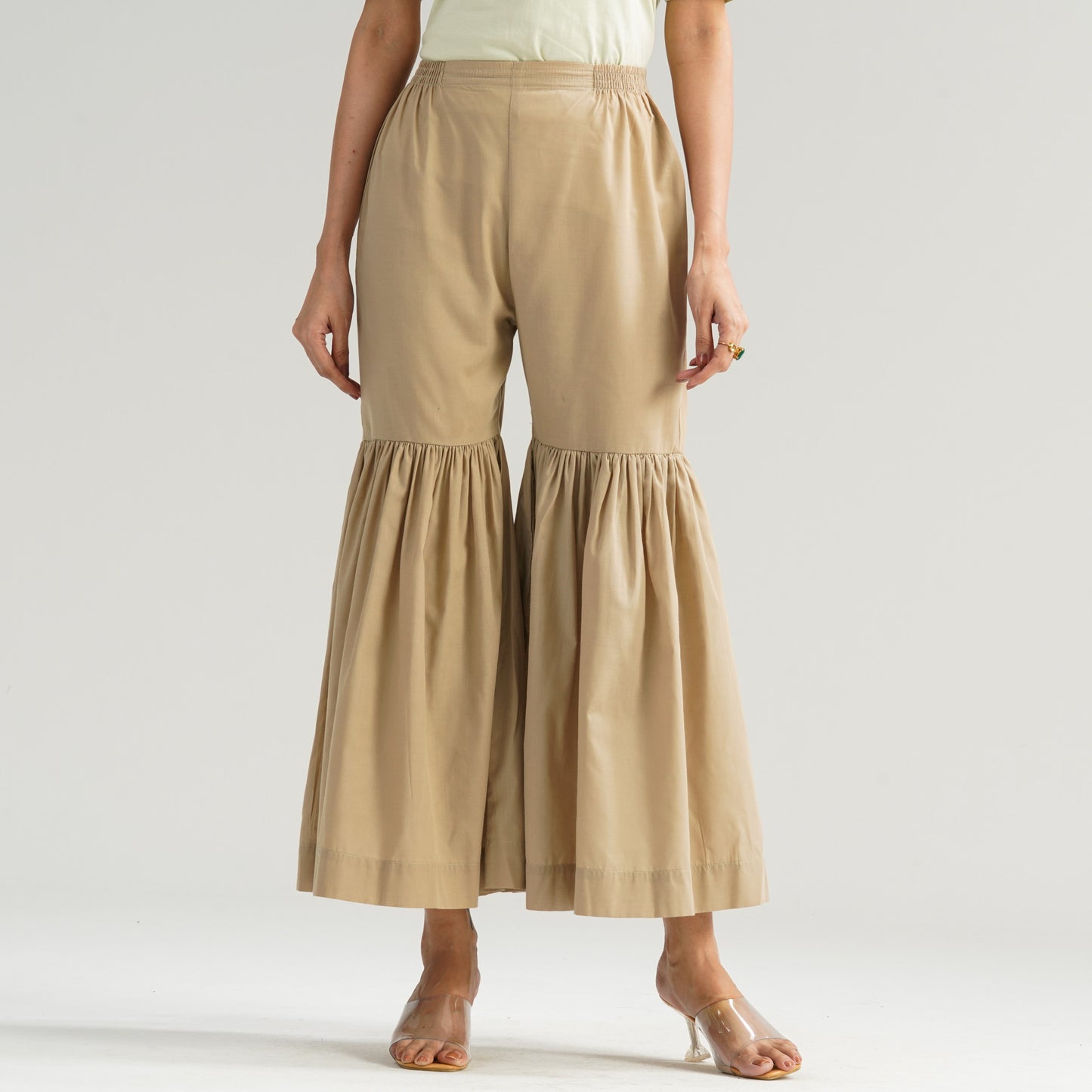 Womens Dark Beige Bottom