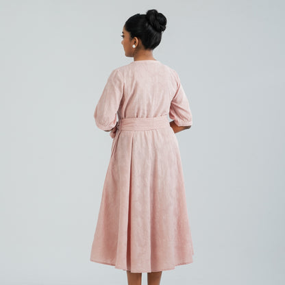 Womens Cotton Pink Dress
