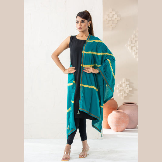 Womens Ethnic Orna-Teal Blue