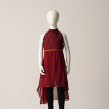 Load image into Gallery viewer, GIRLS FROCK-MAROON
