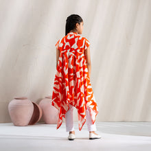 Load image into Gallery viewer, GIRLS FROCK-ORANGE PRINT
