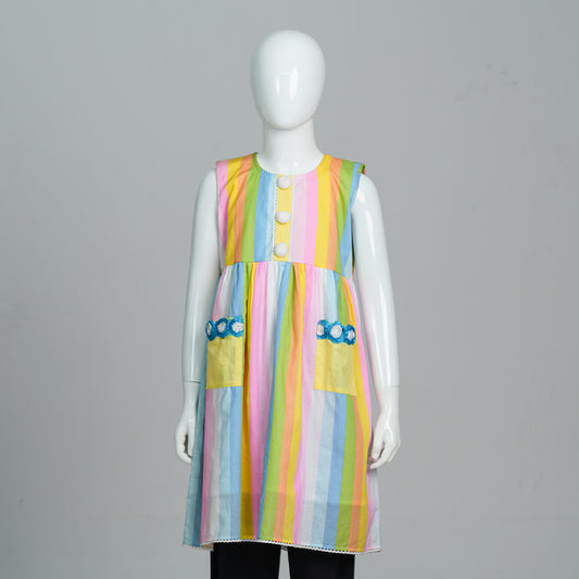 Girls Rainbow Frock
