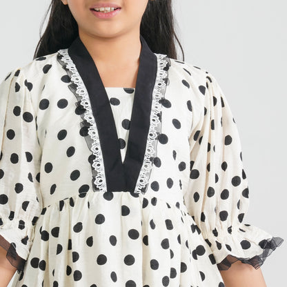 Girl’s Flared Midi Frock