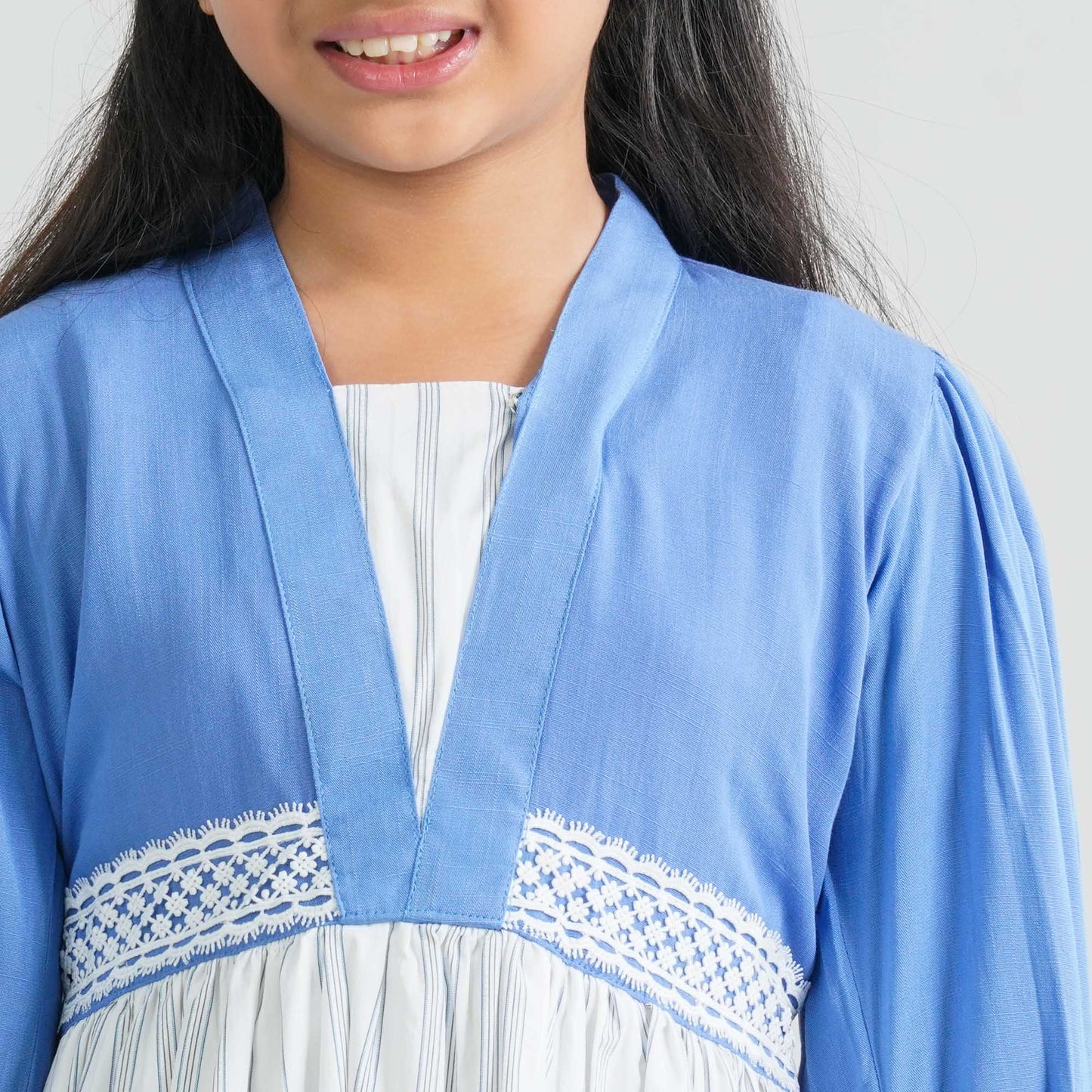 Girl’s Cotton Flared Midi Frock