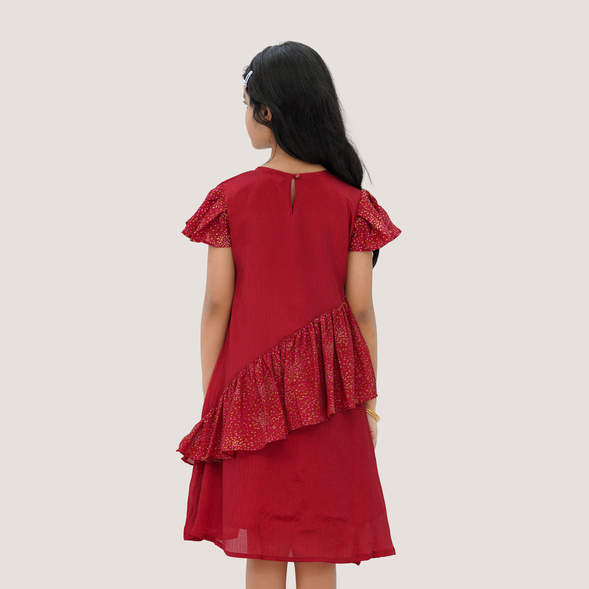 Girls Red Frock