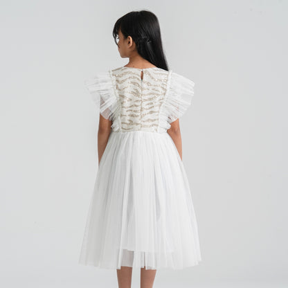 Girl's White Gown