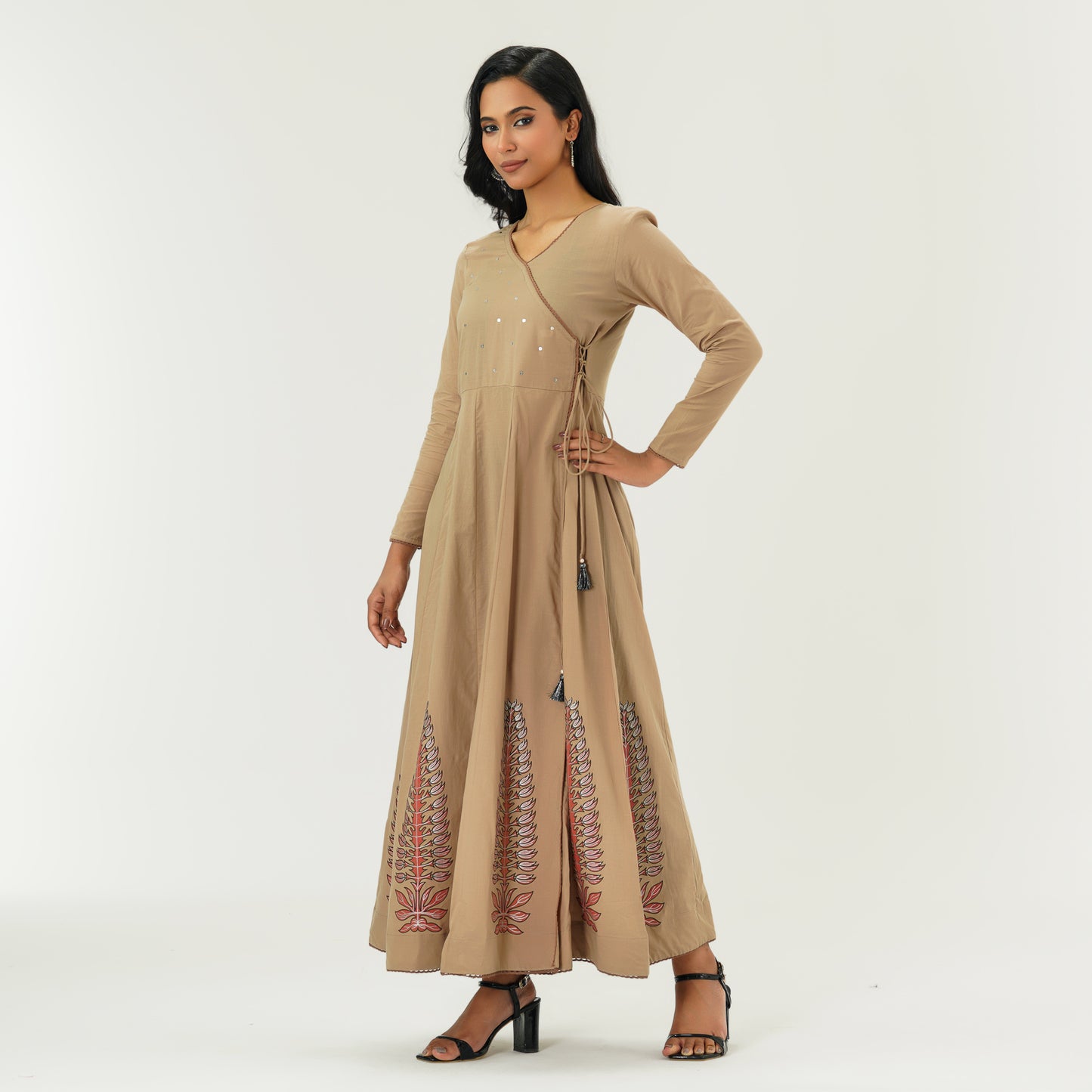 Womens Brown Gown