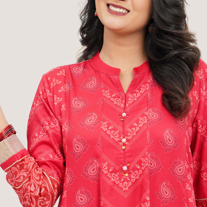 Women's Red Gown