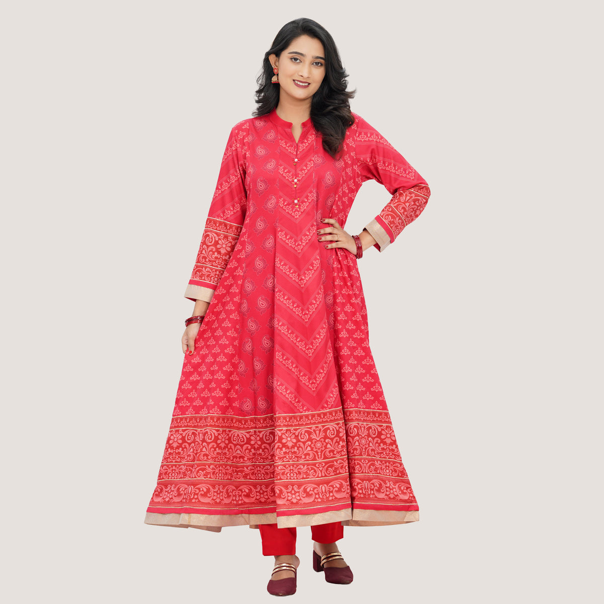 Women's Red Gown