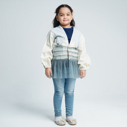 Girls Off White Jacket