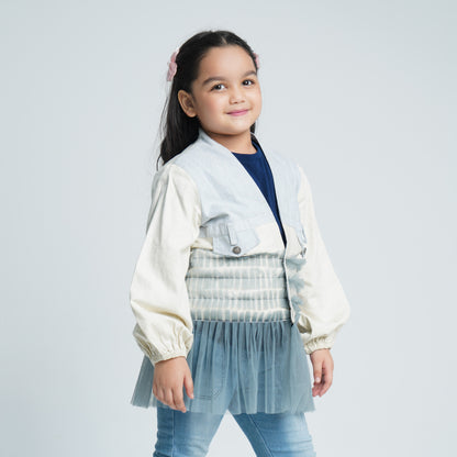 Girls Off White Jacket