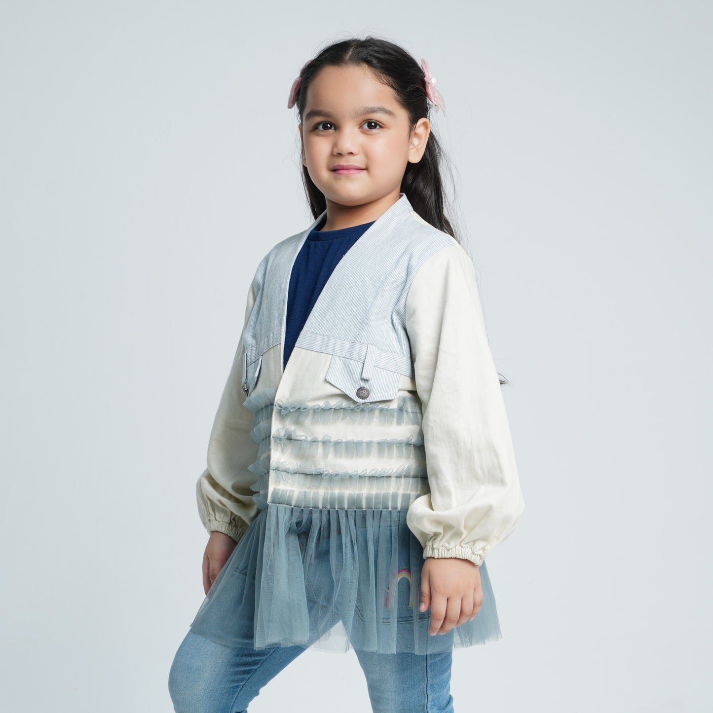 Girls Off White Jacket