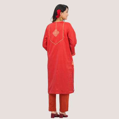 Women's Red Kurti