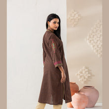 Load image into Gallery viewer, Women Coffee Cotton Kurti
