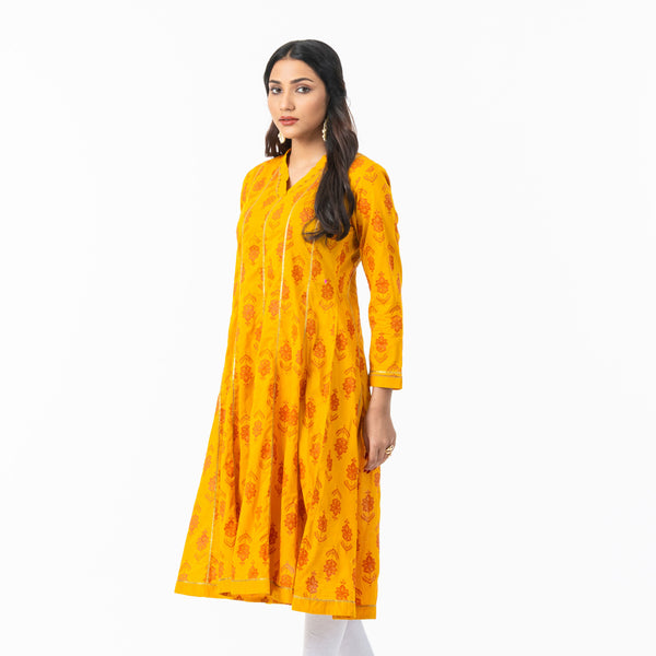 Women Mustard Kurti