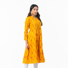 Load image into Gallery viewer, Women Mustard Kurti
