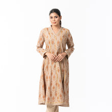 Load image into Gallery viewer, Women Tan Beaded Kurti
