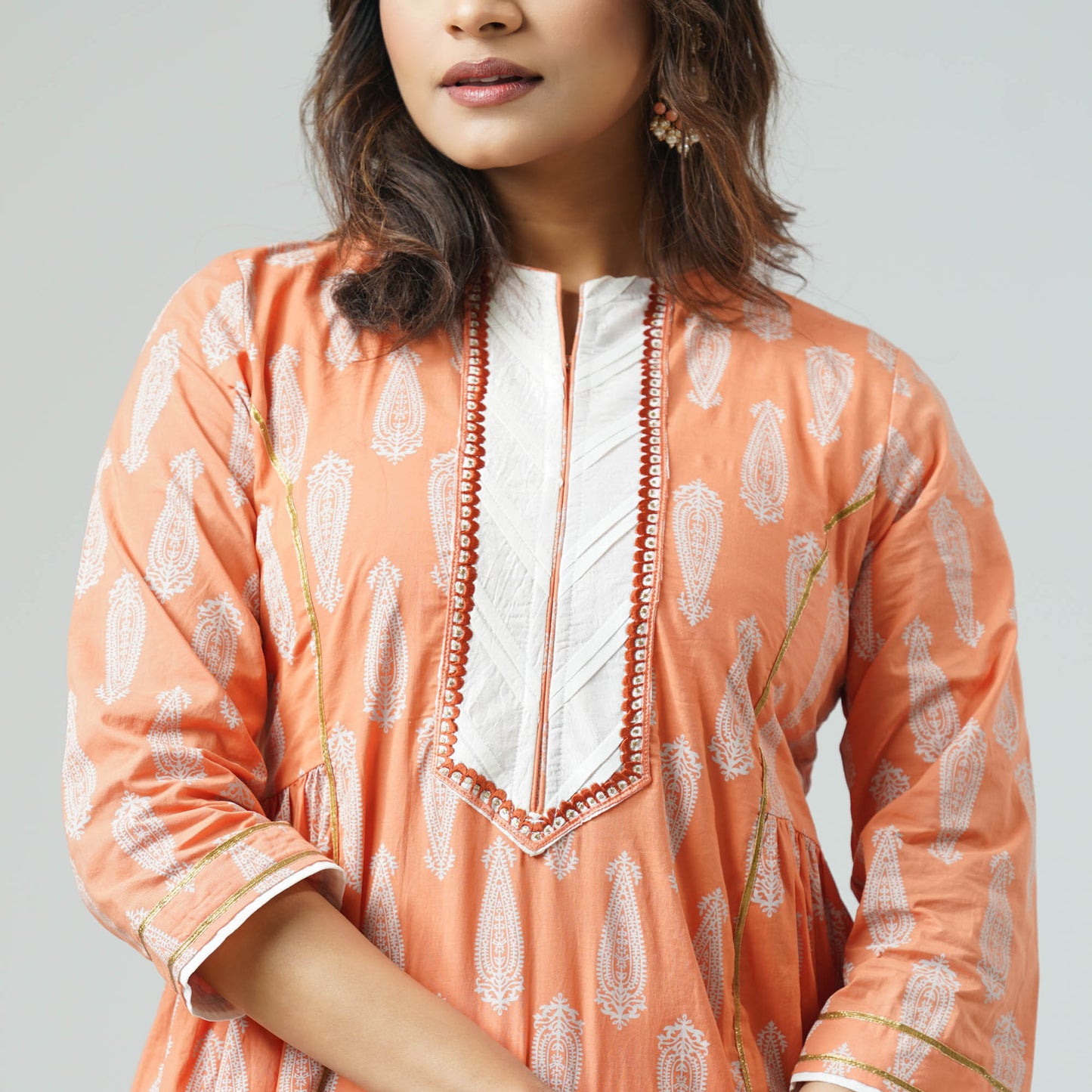 Womens Coral Kurti