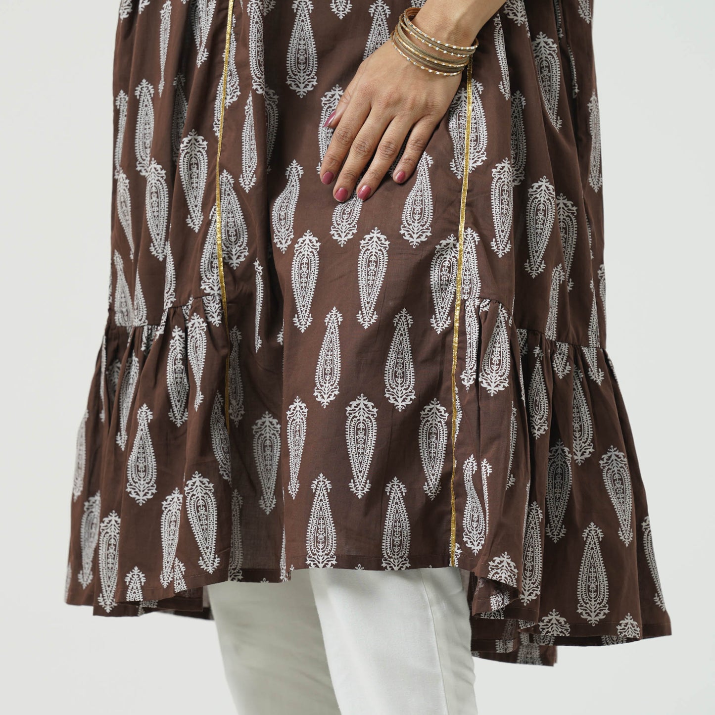 Womens Brown Kurti