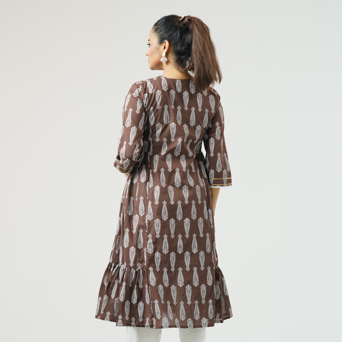 Womens Brown Kurti