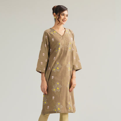 Womens Brown Kurti