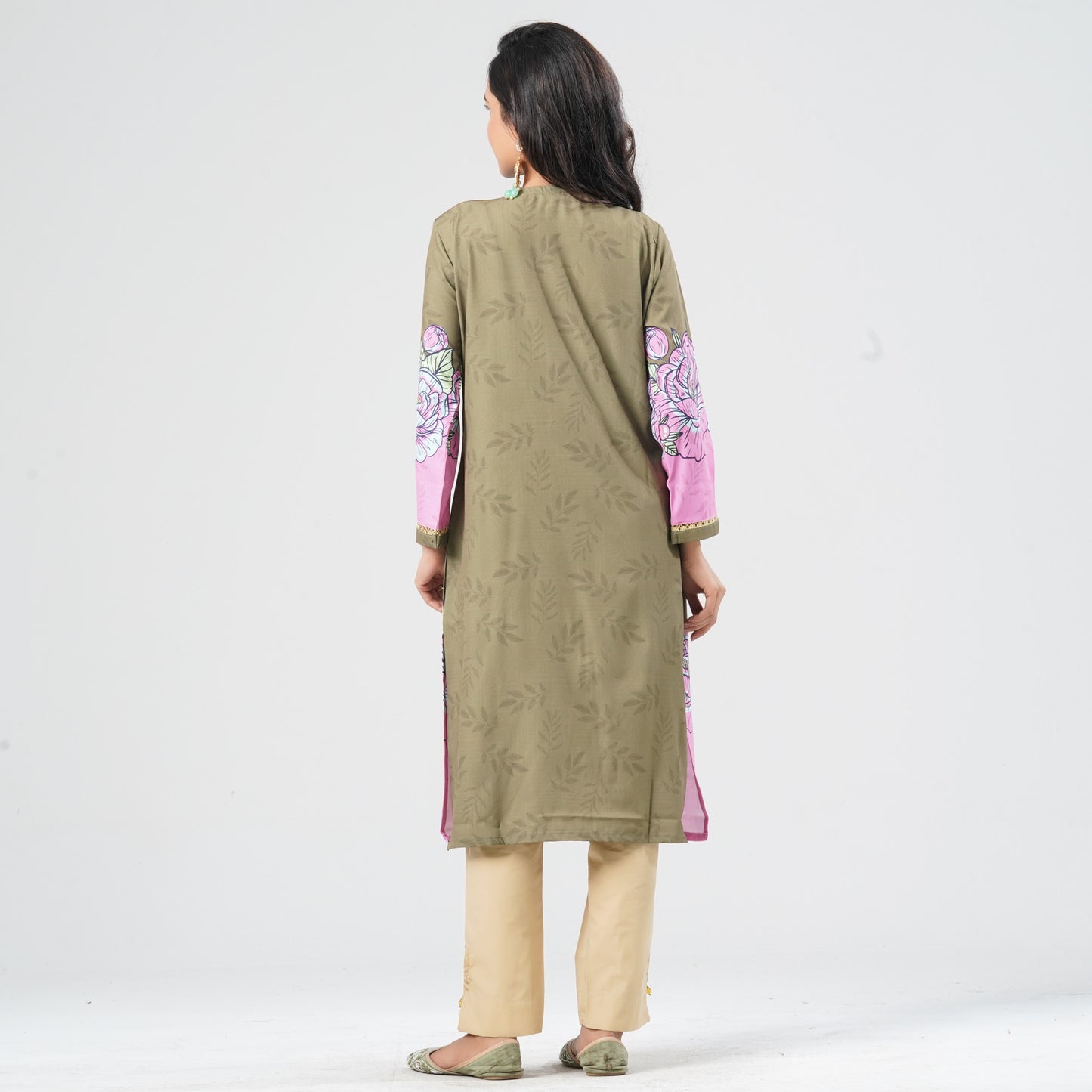 Women's Blended Silk Kurti