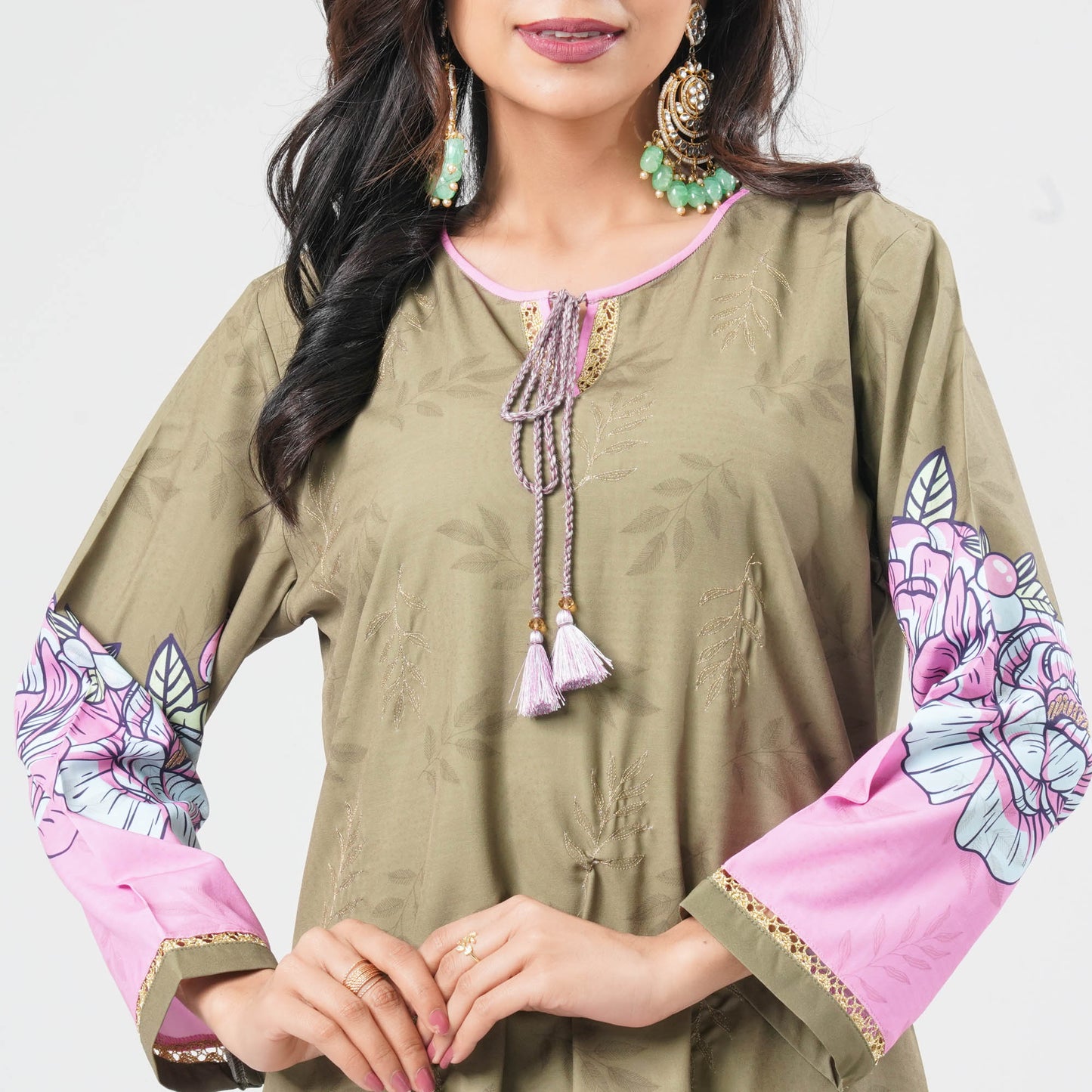 Women's Blended Silk Kurti