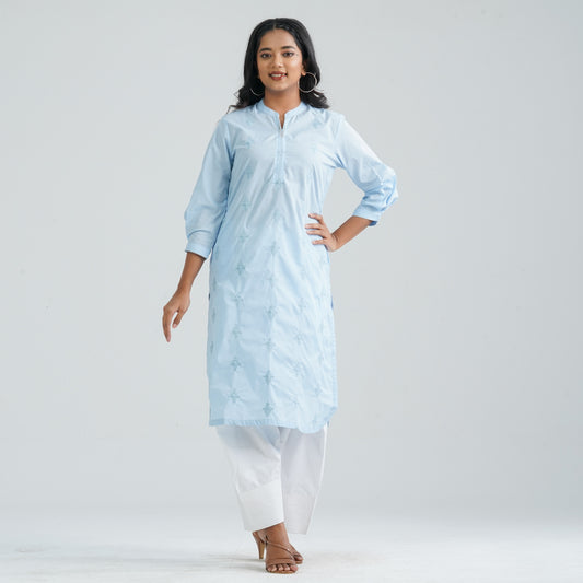 Women’s Cotton Embroidered Kurti