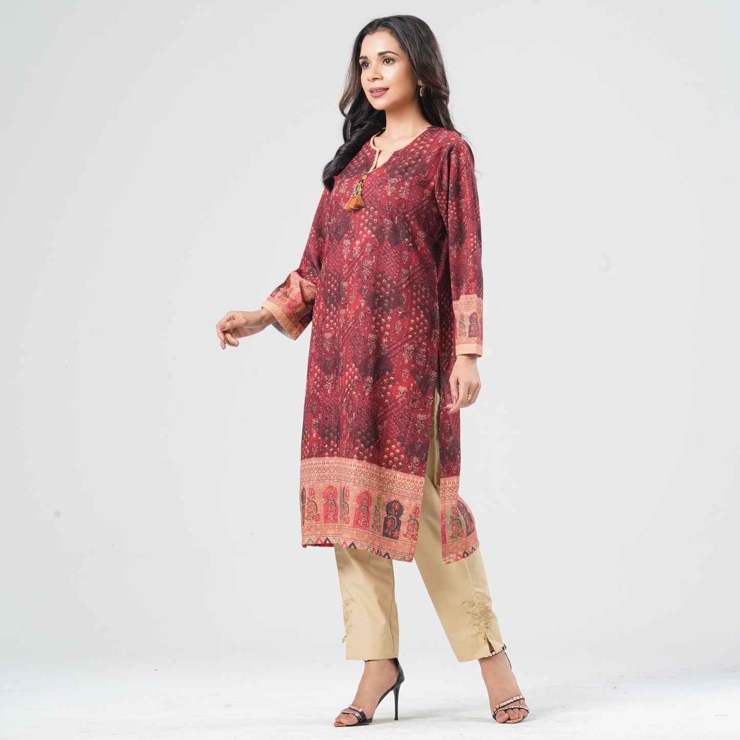 Women's Silk Georgette Kurti