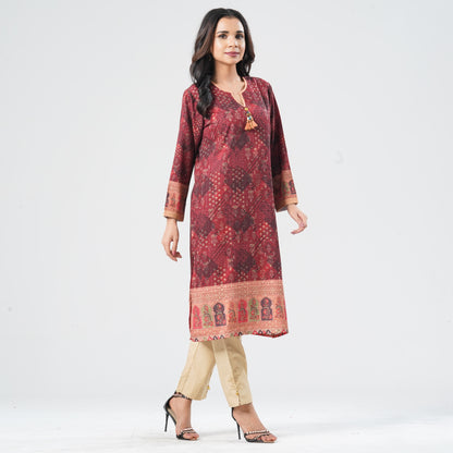 Women's Silk Georgette Kurti