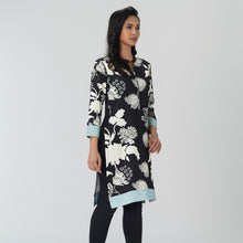 Load image into Gallery viewer, Womens Black Ethnic Kurti
