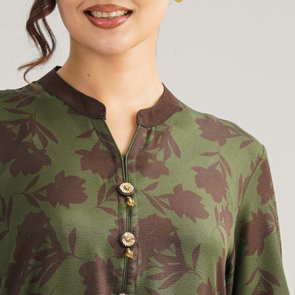 Womens Emerald Green Kurti