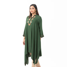 Load image into Gallery viewer, Women Basil Embroidered Kurti
