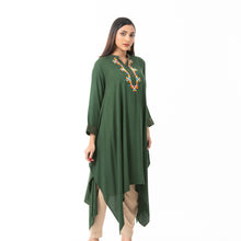 Load image into Gallery viewer, Women Basil Embroidered Kurti
