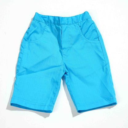 New Born Boys 2Pcs-Blue White Print