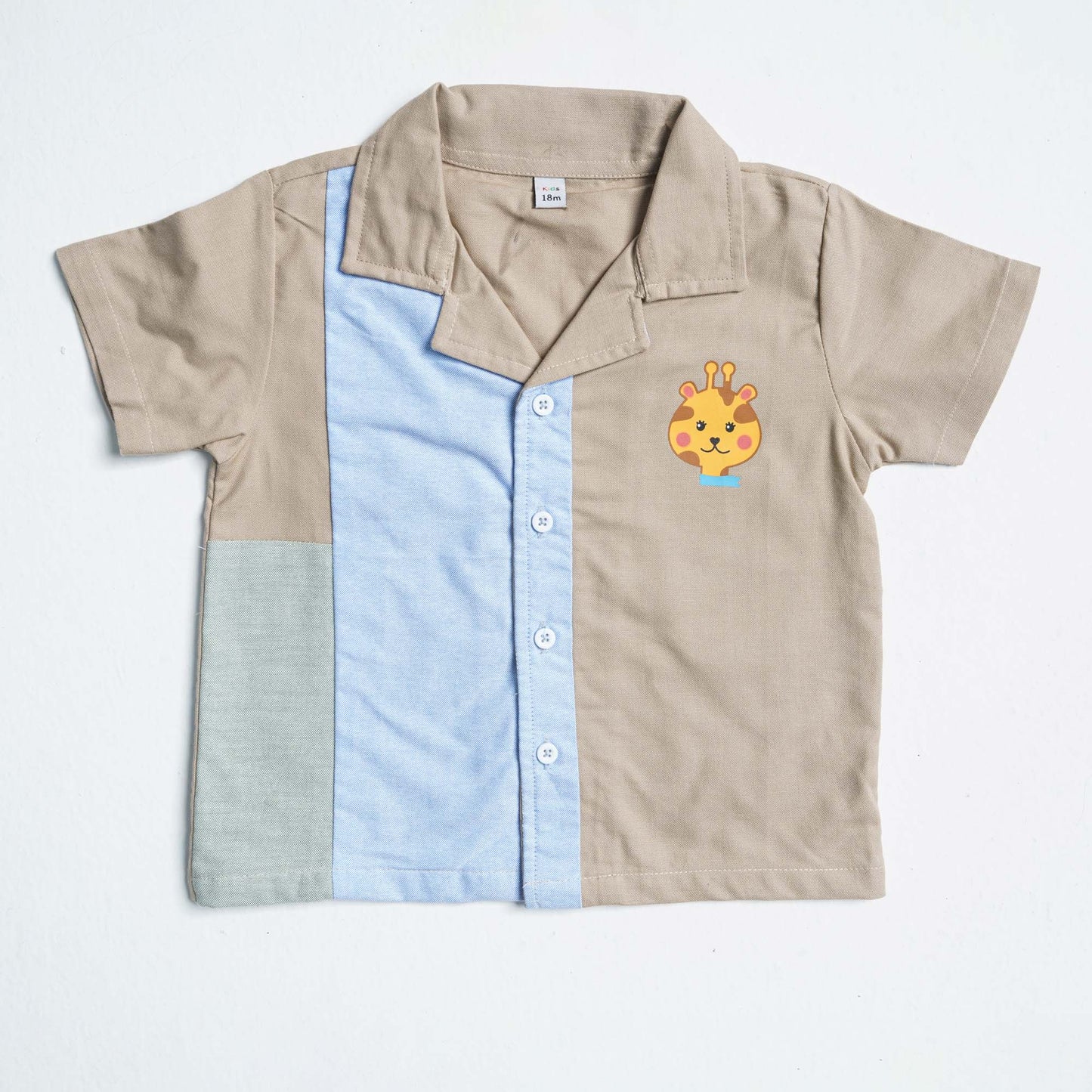 Newborn Boy's Grey Cotton Two Piece Set