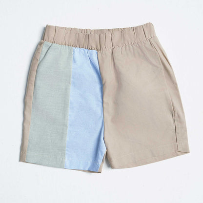 Newborn Boy's Grey Cotton Two Piece Set