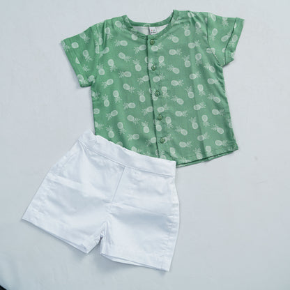 N.B Boys 2Pcs-pineapple print