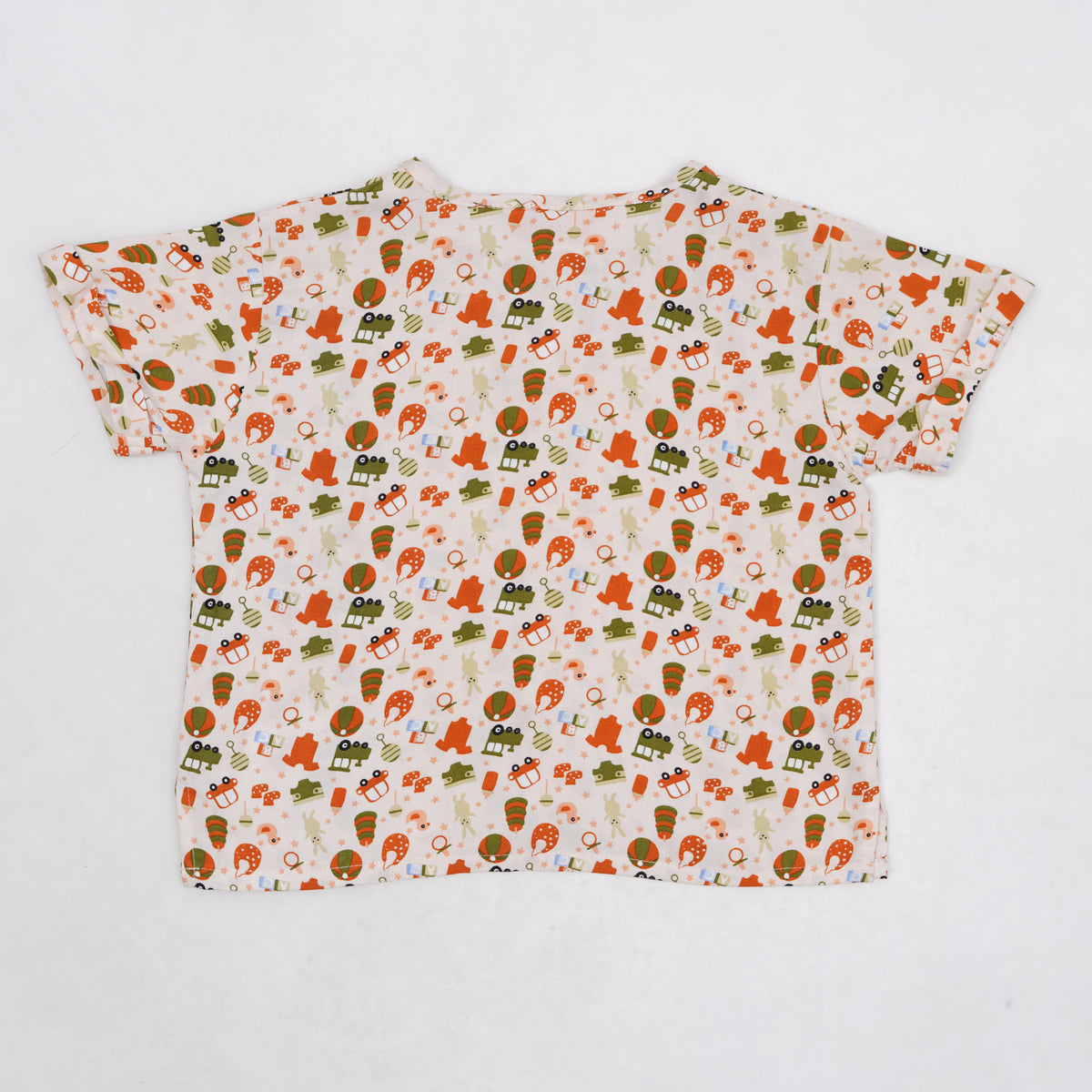 N.B Boys 2Pcs-beige print