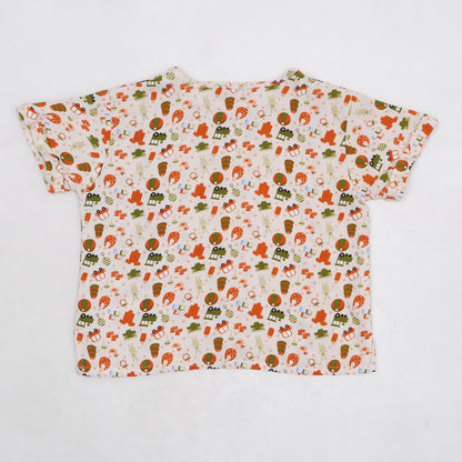 N.B Boys 2Pcs-beige print