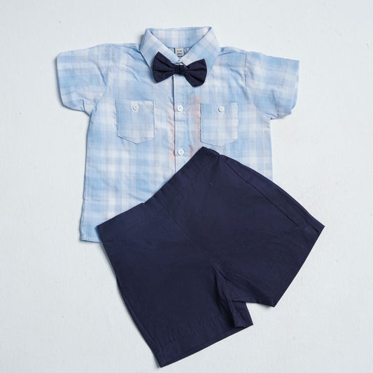 Newborn Boy's Cotton Two Piece Set