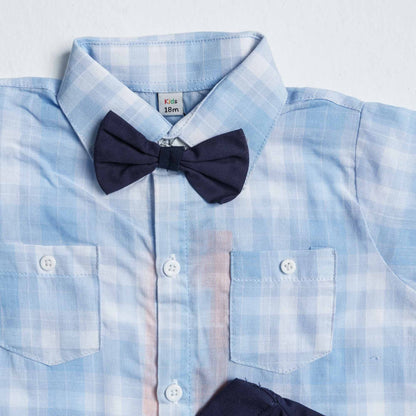 Newborn Boy's Cotton Two Piece Set