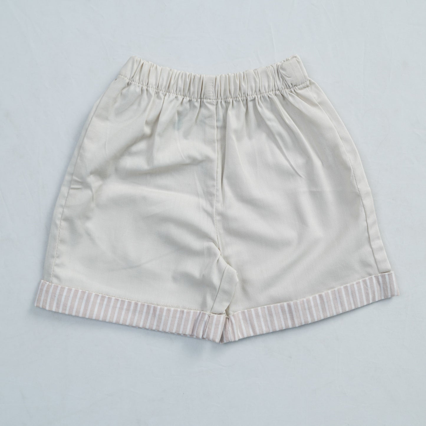 N.B Boys 2Pcs-beige stripe