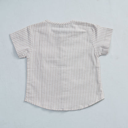 N.B Boys 2Pcs-beige stripe