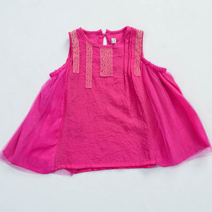 Girls Hot Pink Frock