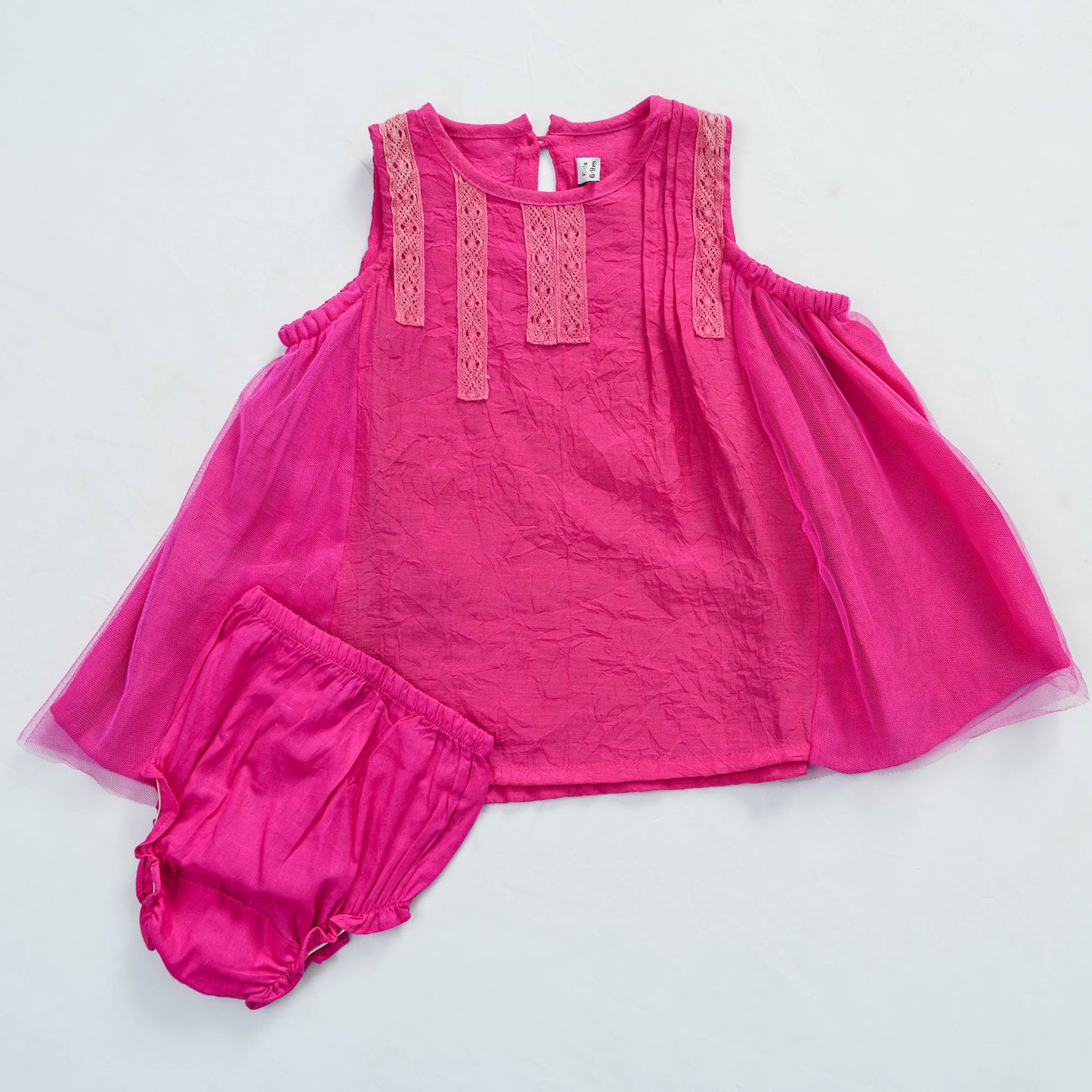 Girls Hot Pink Frock