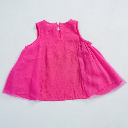 Girls Hot Pink Frock