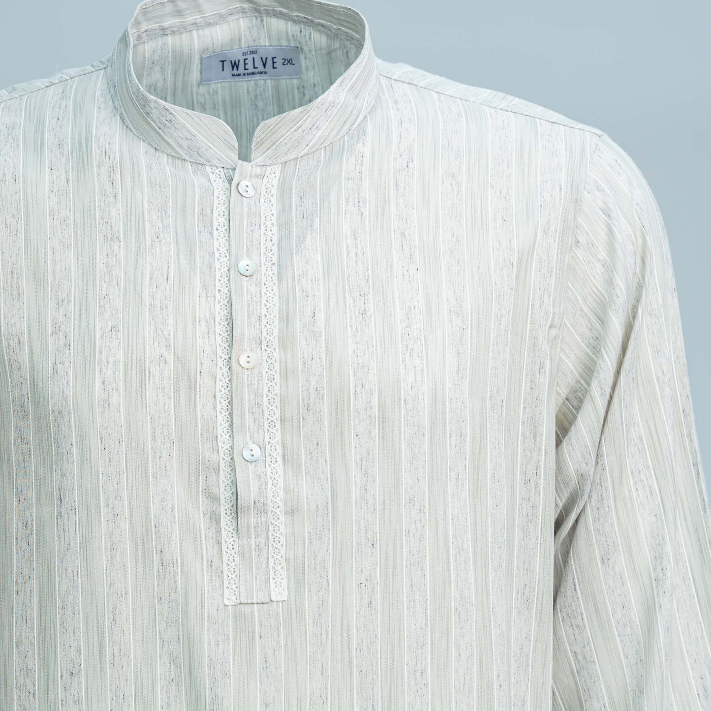 Mens Light Stripe Panjabi