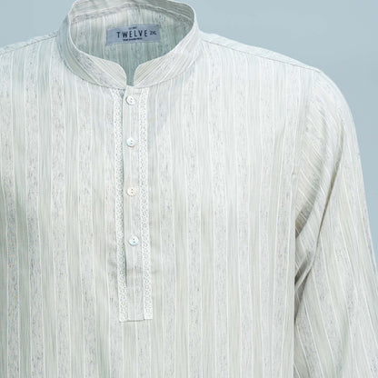 Mens Light Stripe Panjabi